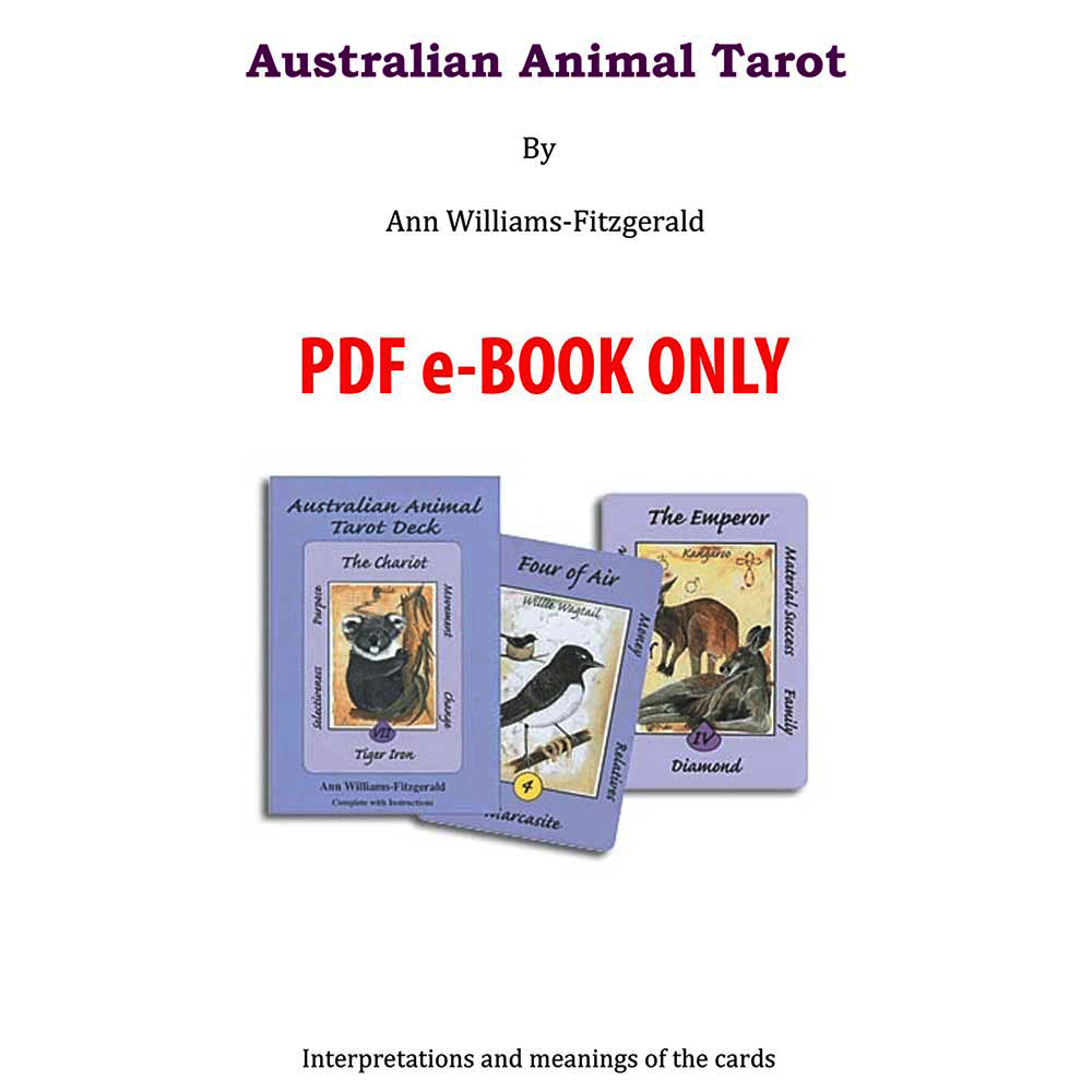 Australian Animal Tarot Interpretations & Meanings of the Cards e-pdf Book  - Annie Fitz